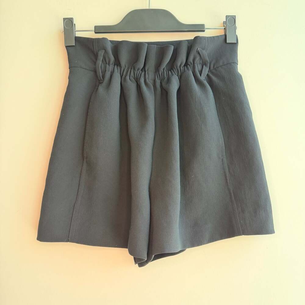 Wilfred Paperbag Waist Shorts Black Size 2